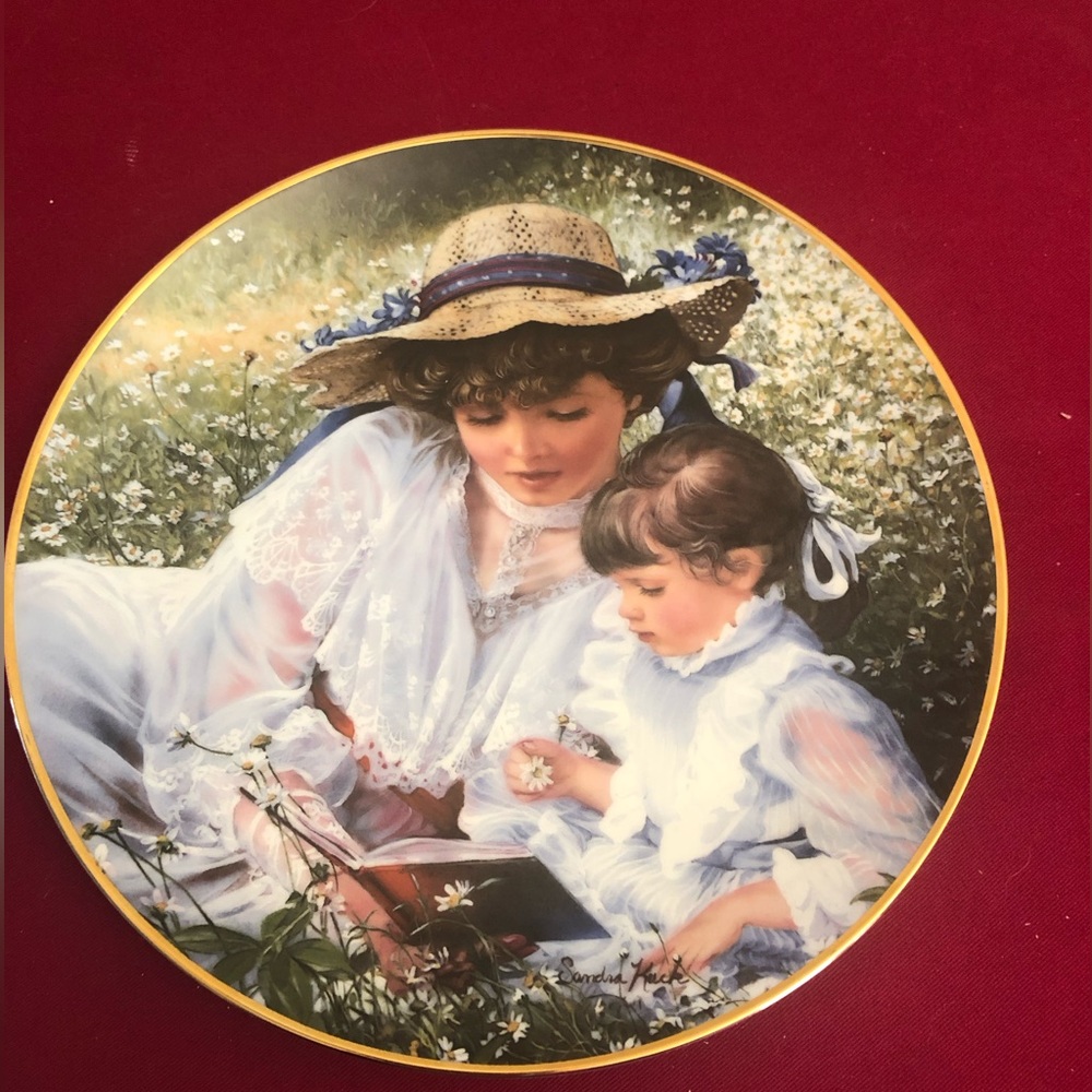 1985 once upon a time collectors plate from the Reco collection